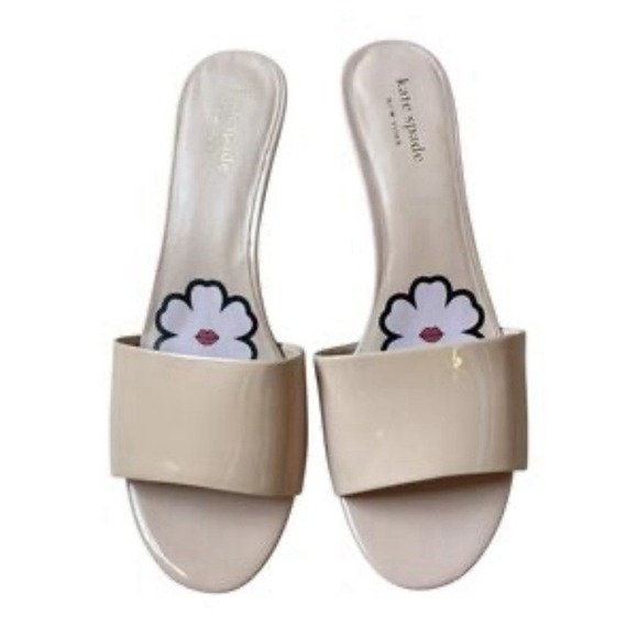 KATE SPADE New York Women's Size 7 Savvi Heeled Sandal, Tusk NEW - Picture 14 of 14